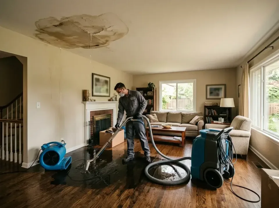 attic-pipe-burst-ceiling-drip-008 — frequently asked questions, Water Damage Restoration & Carpet Care in Canby, OR
